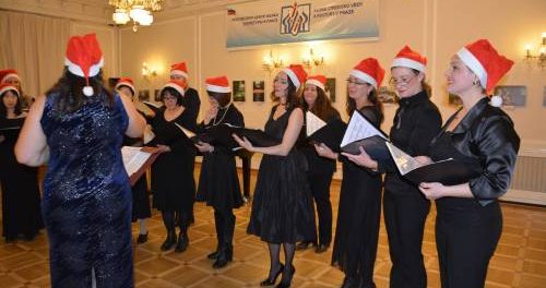 Рождественский концерт международного женского хора  «Viva Voce» в РЦНК в Праге