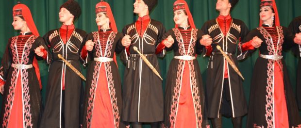 Выступление  Государственного ансамбля народной песни и танца Адыгеи «Исламей» в РЦНК в Праге
