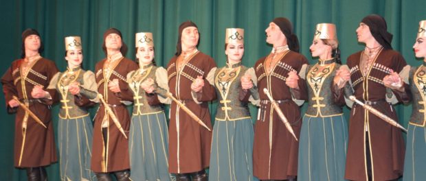 Vystoupení Státního souboru lidových písní a tanců Adygeji „Islamej“  v RSVK v Praze