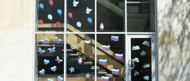 Ruský dům v Praze se zapojil do akce „Okna Ruska“