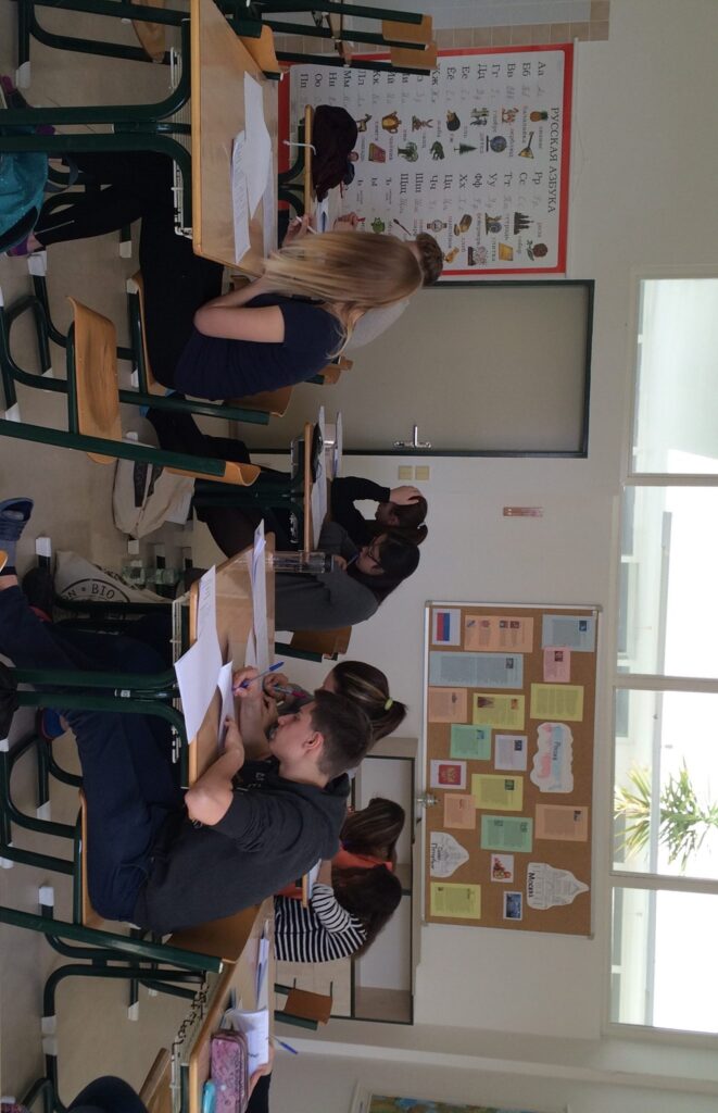 Výjezdní hodina ruského jazyka pro české studenty