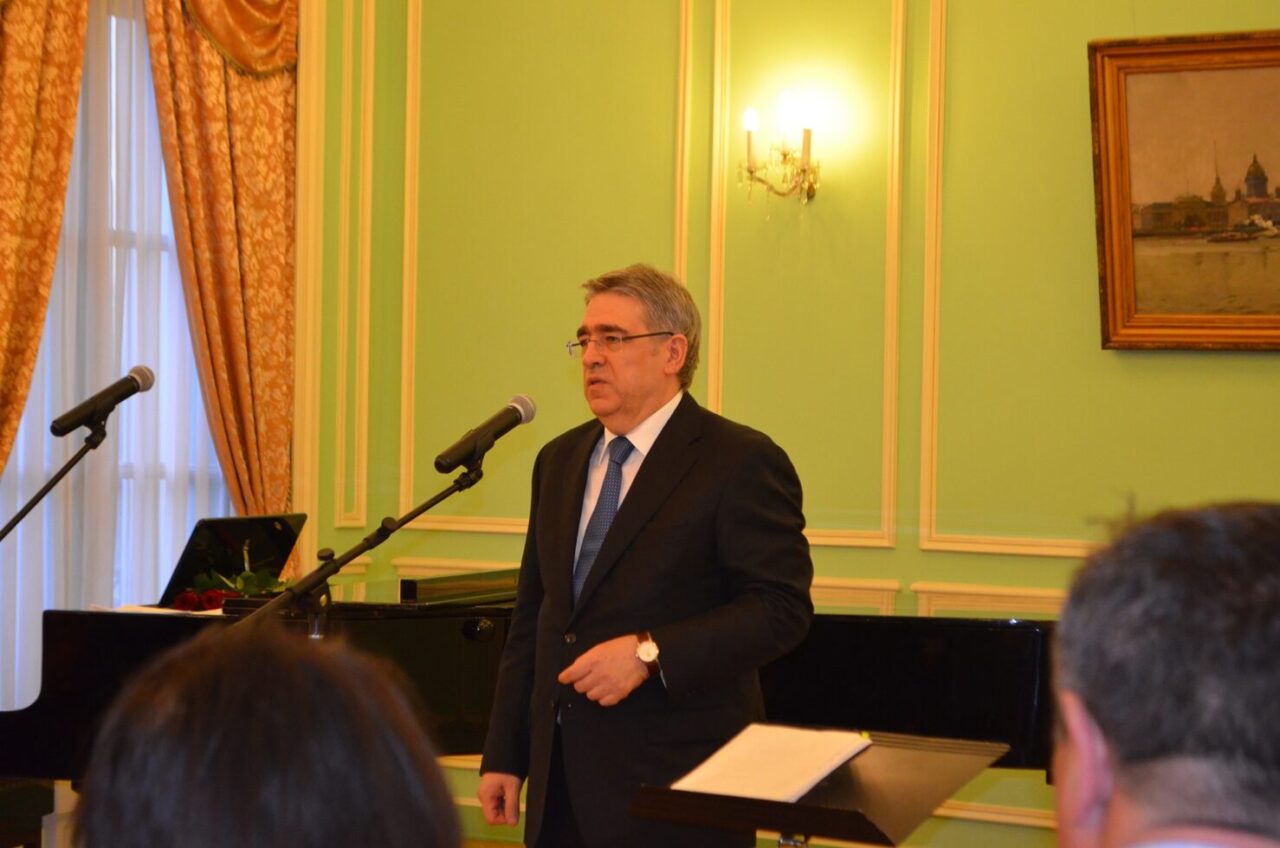 Koncert u příležitosti 85. výročí skladatele Vadima Petrova se konal na Velvyslanectví RF v ČR