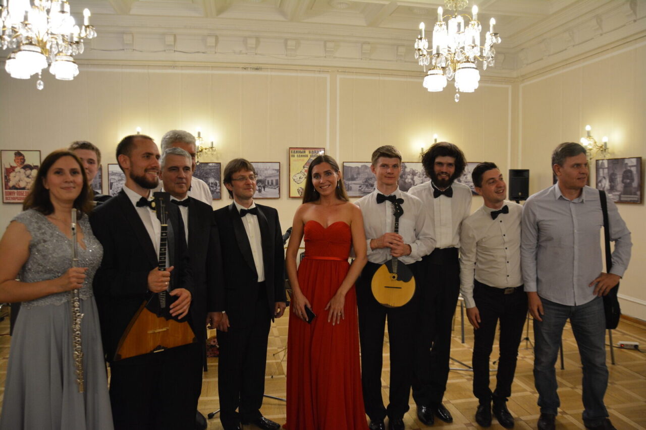 Koncert sólistů Akademického orchestru ruských lidových nástrojů N. Někrasova v RSVK v Praze