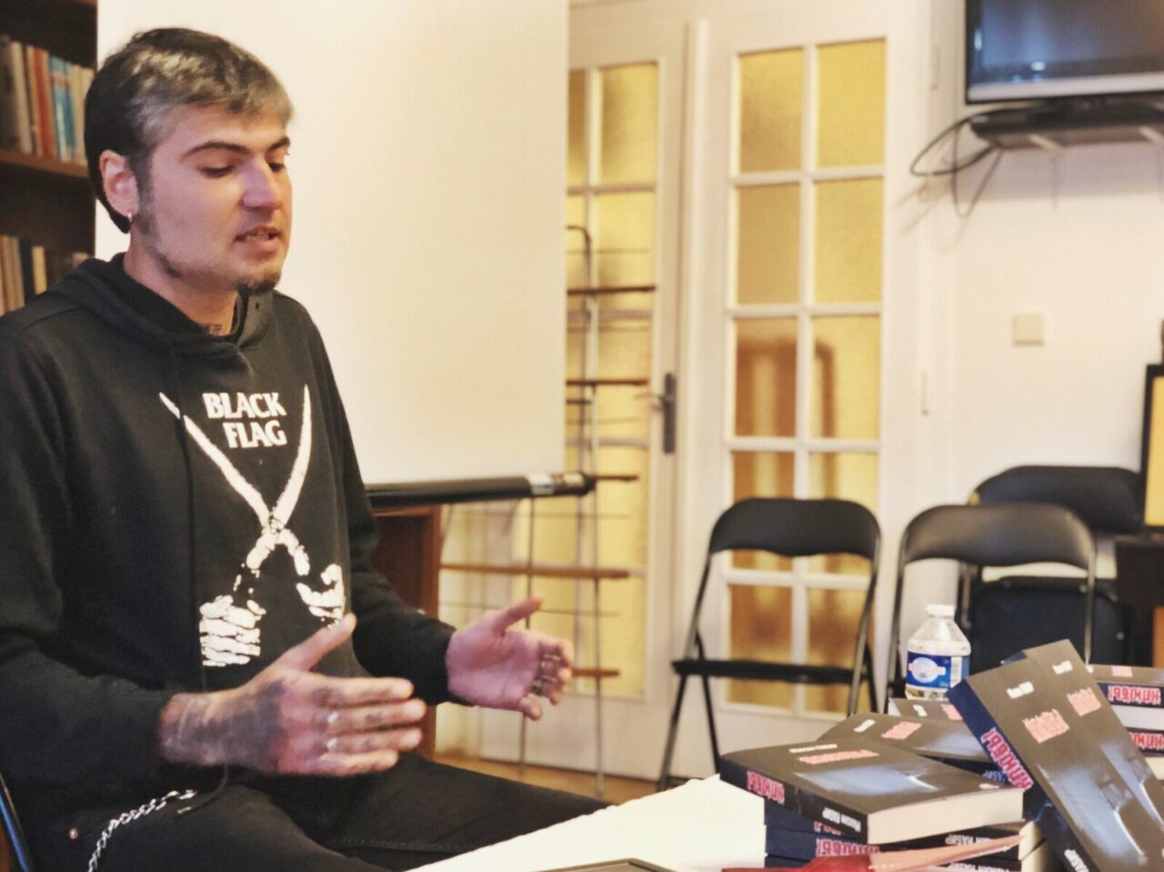 Mladý spisovatel Maxim Kabir představil svůj nový román v RSVK v Praze