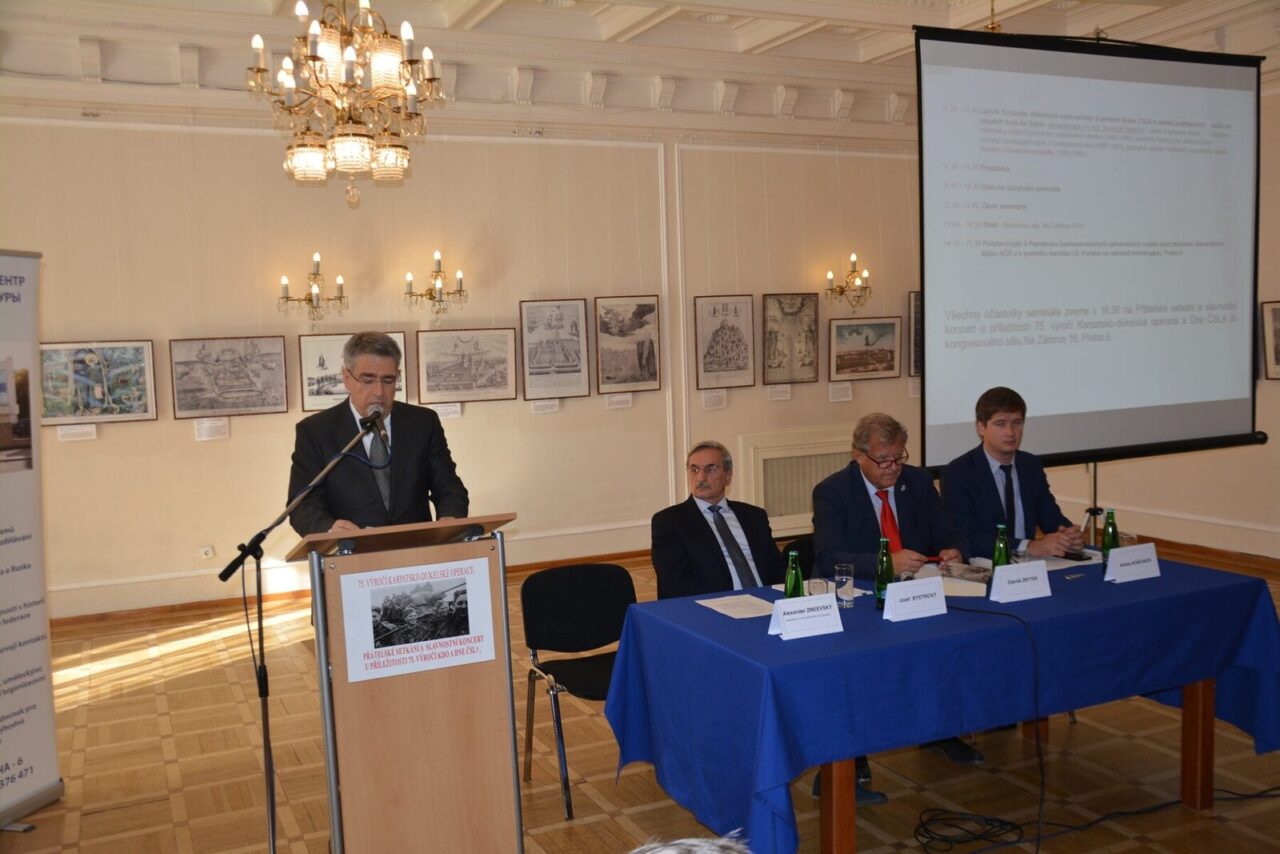 Oslavy 75. výročí Karpatsko-Dukelské operace v Praze