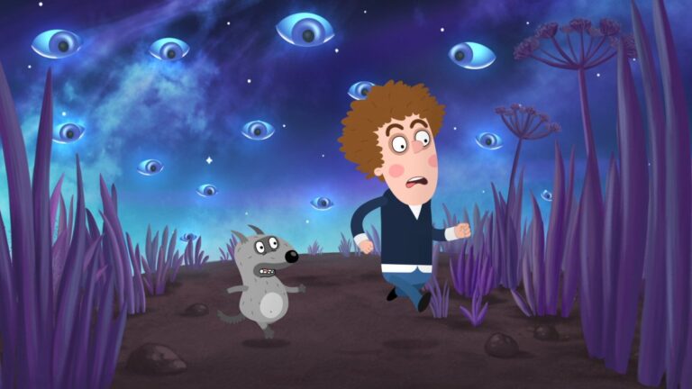 Показ мультипликационного сериала «Приключения Пети и Волка»