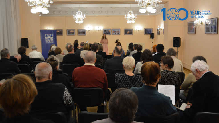 V Ruském domě v Praze se konal koncert k 100. výročí národní diplomacie
