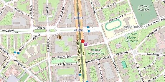 Карта — Na Zátorce 16, Praha 6