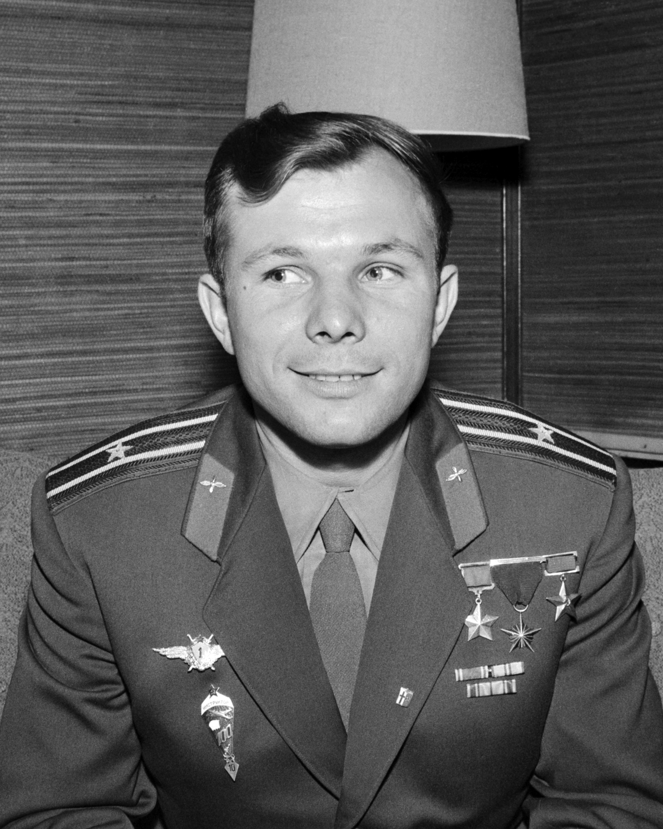 Jurij Gagarin v skafandru, 12. dubna 1961