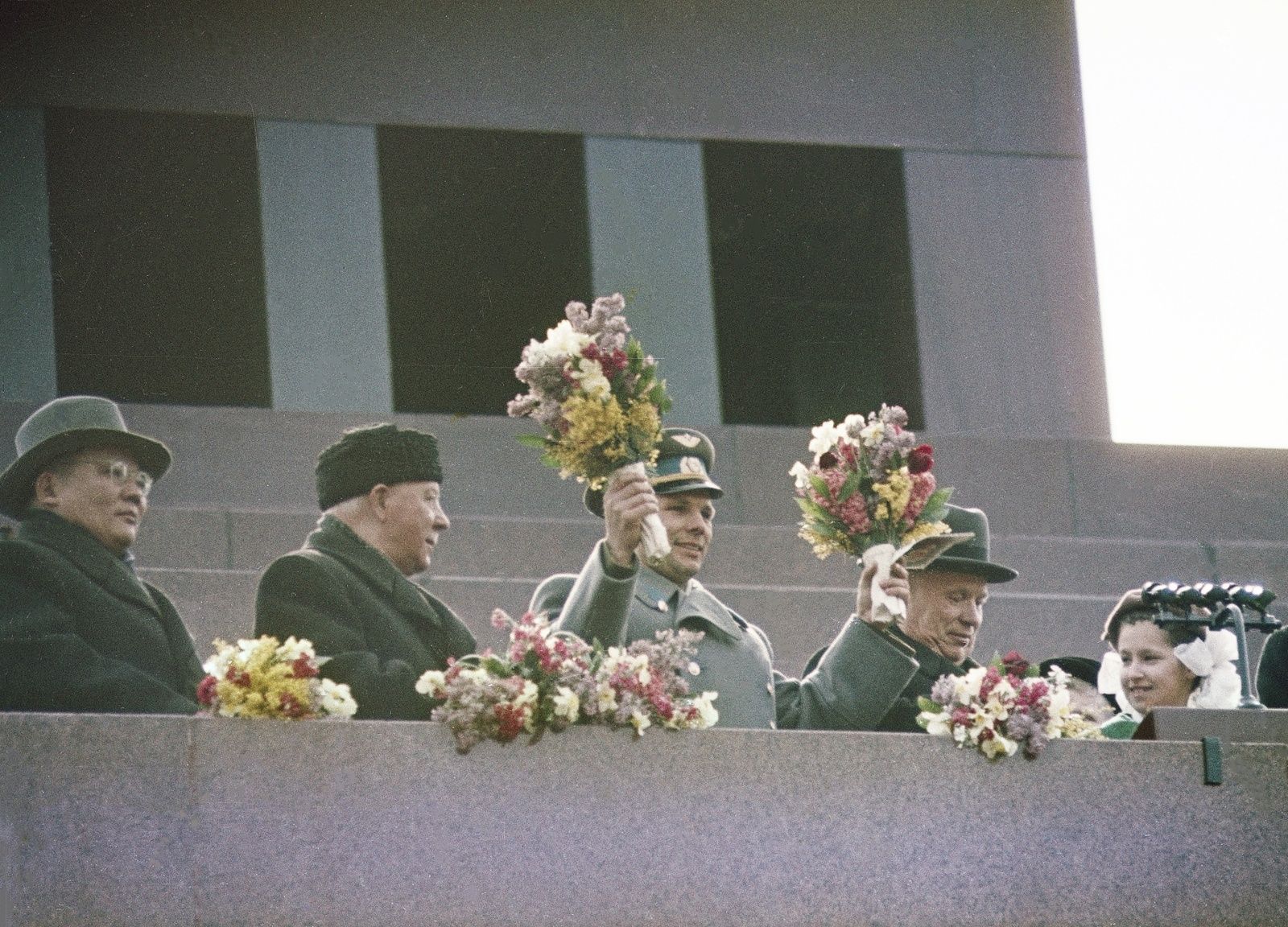 Vítání Jurije Gagarina po letu