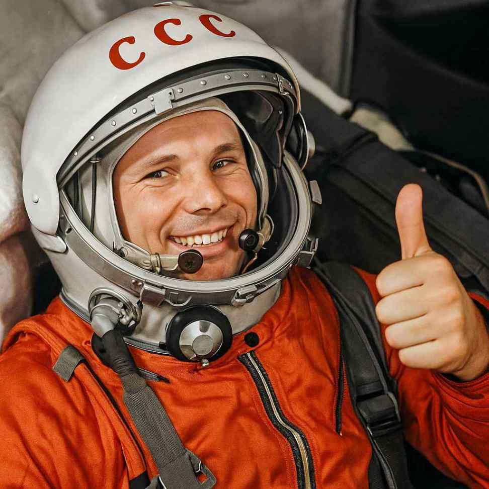 Юрий Гагарин 12 апреля 1961 года