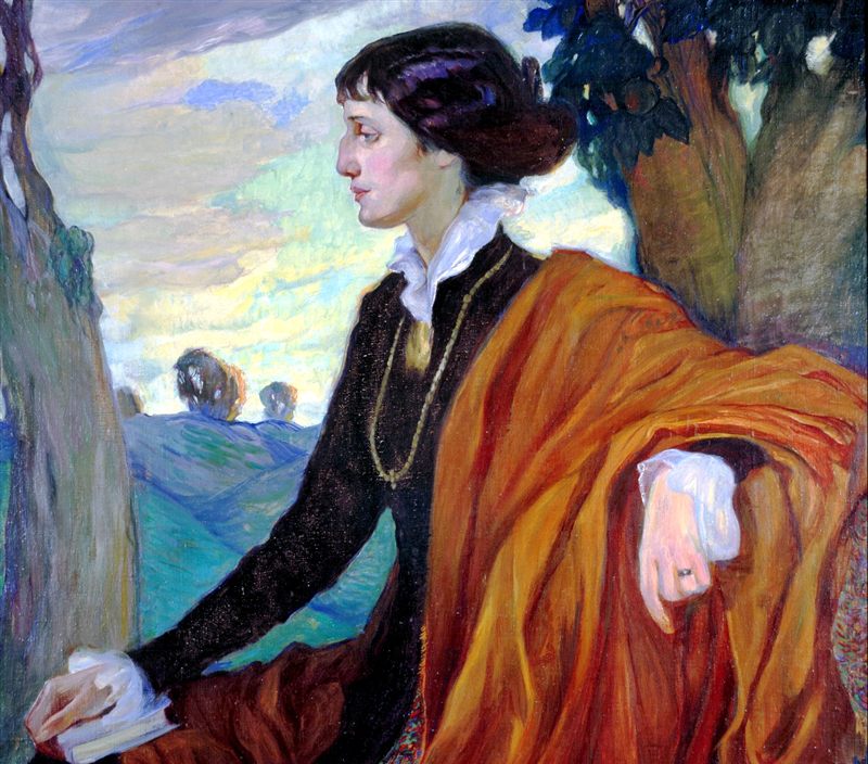 Анна Ахматова, портрет Кардовской, 1914