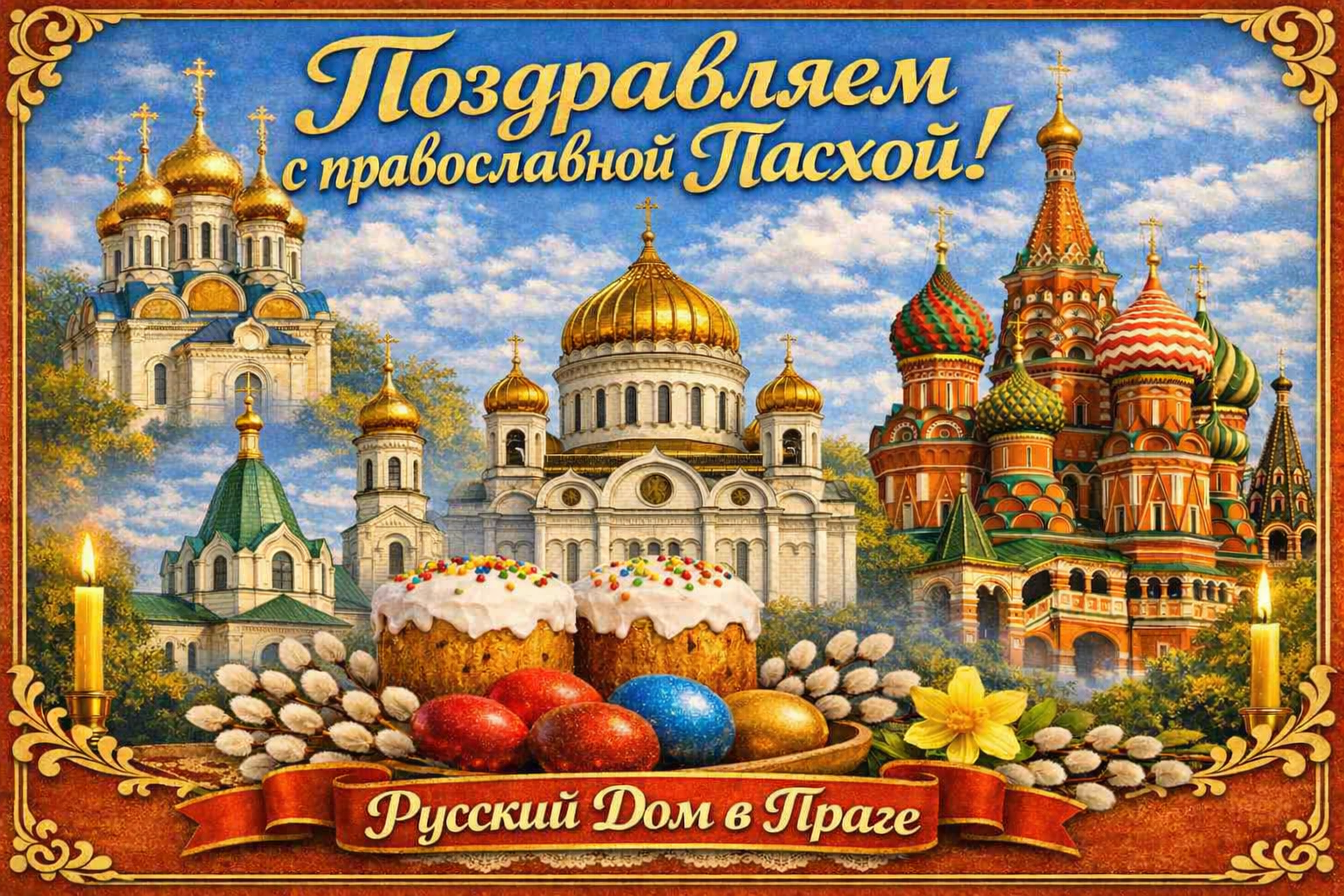 Поздравляем с православной Пасхой — Русский Дом в Праге
