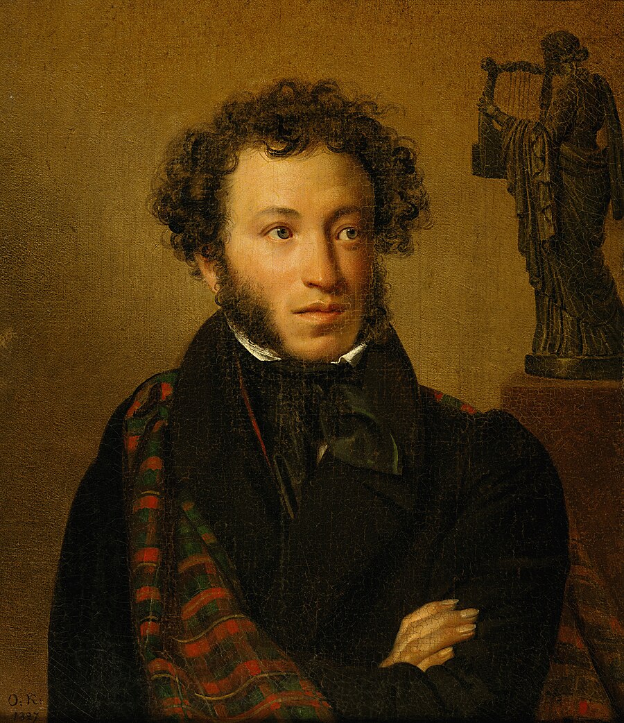 Portrét Puškina od Kiprenského, 1827