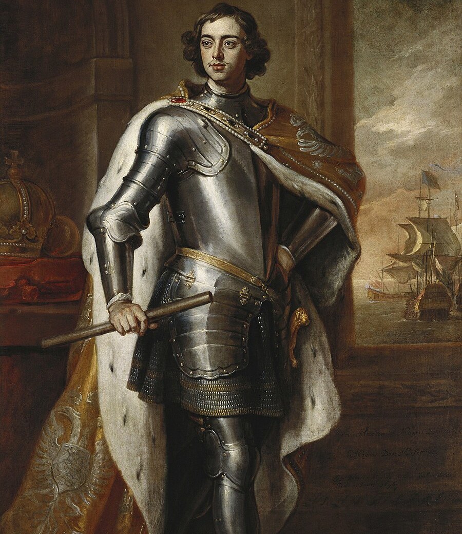Petr I., portrét Godfreye Knellera, 1698