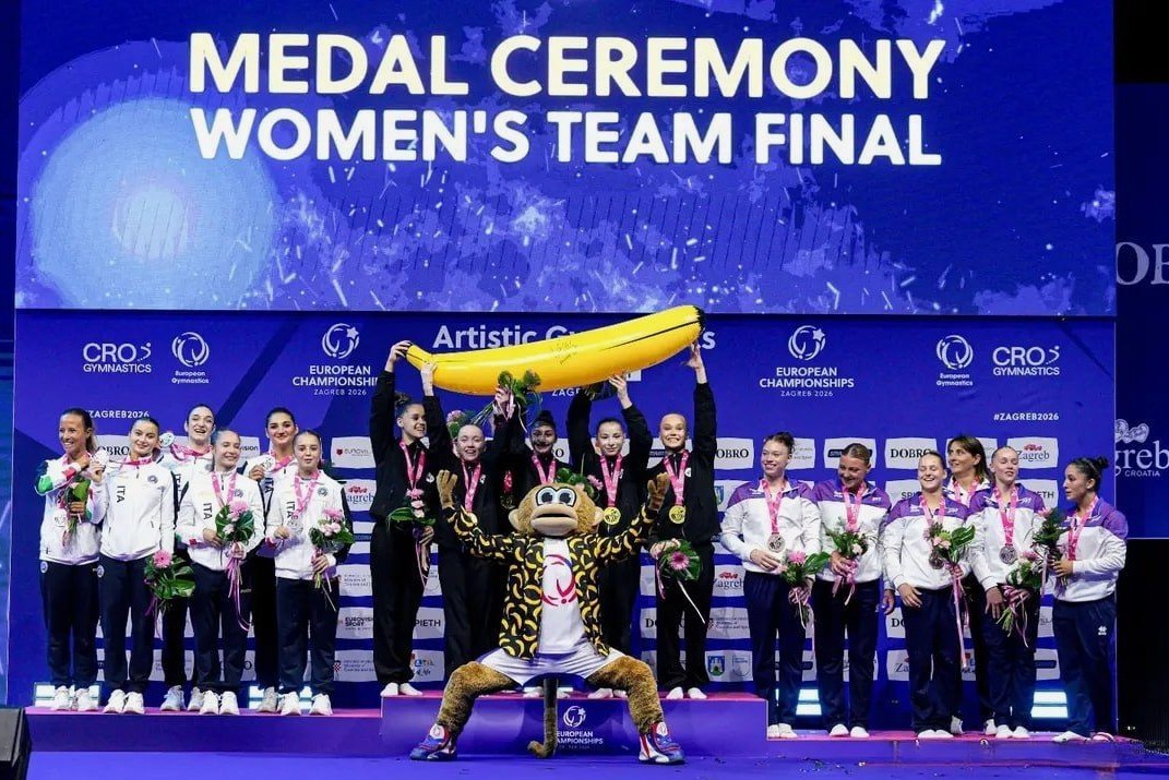 Церемония награждения командного финала чемпионата Европы — 2026: Италия, Россия, Франция