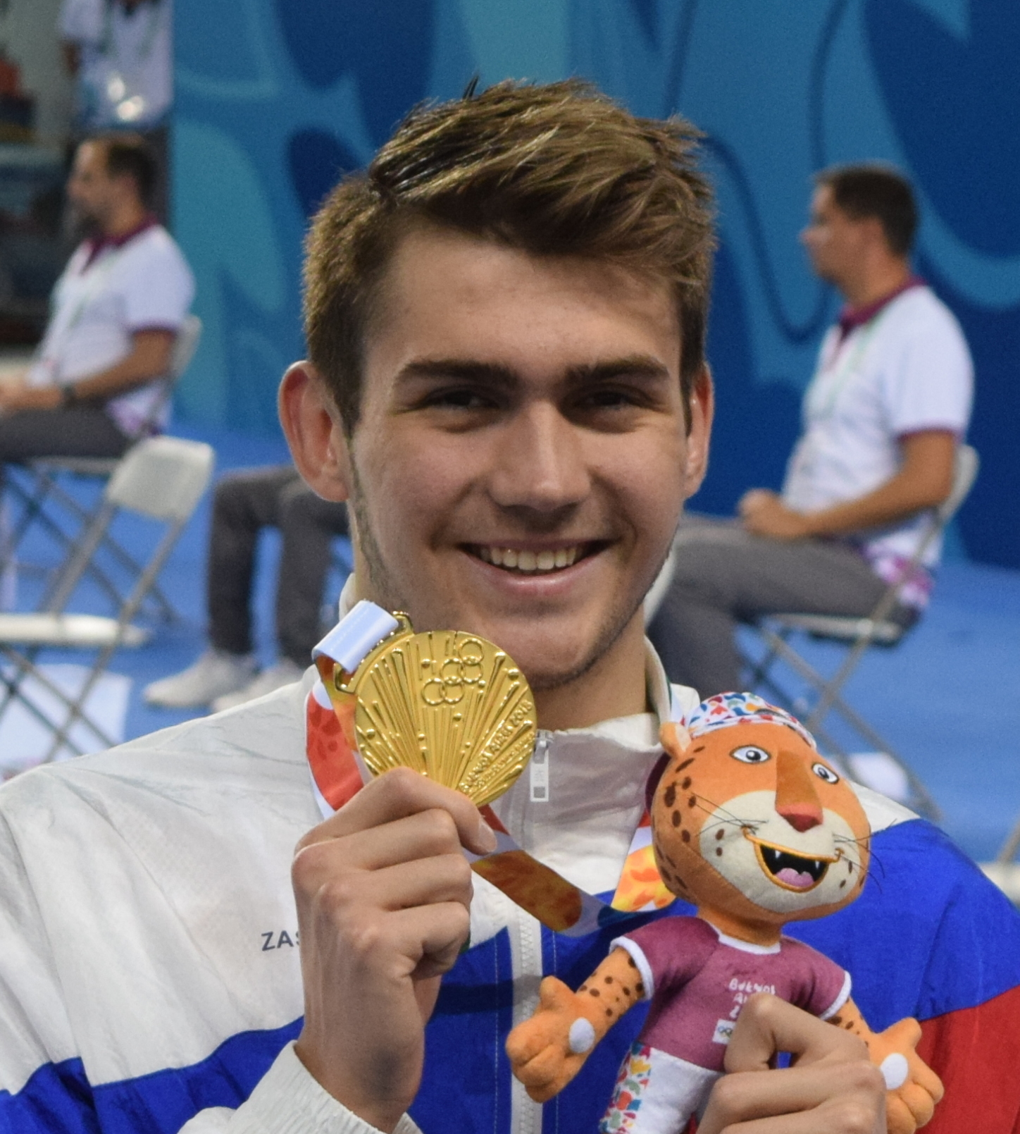 Климент Колесников с золотой медалью юношеских Олимпийских игр 2018 года в Буэнос-Айресе