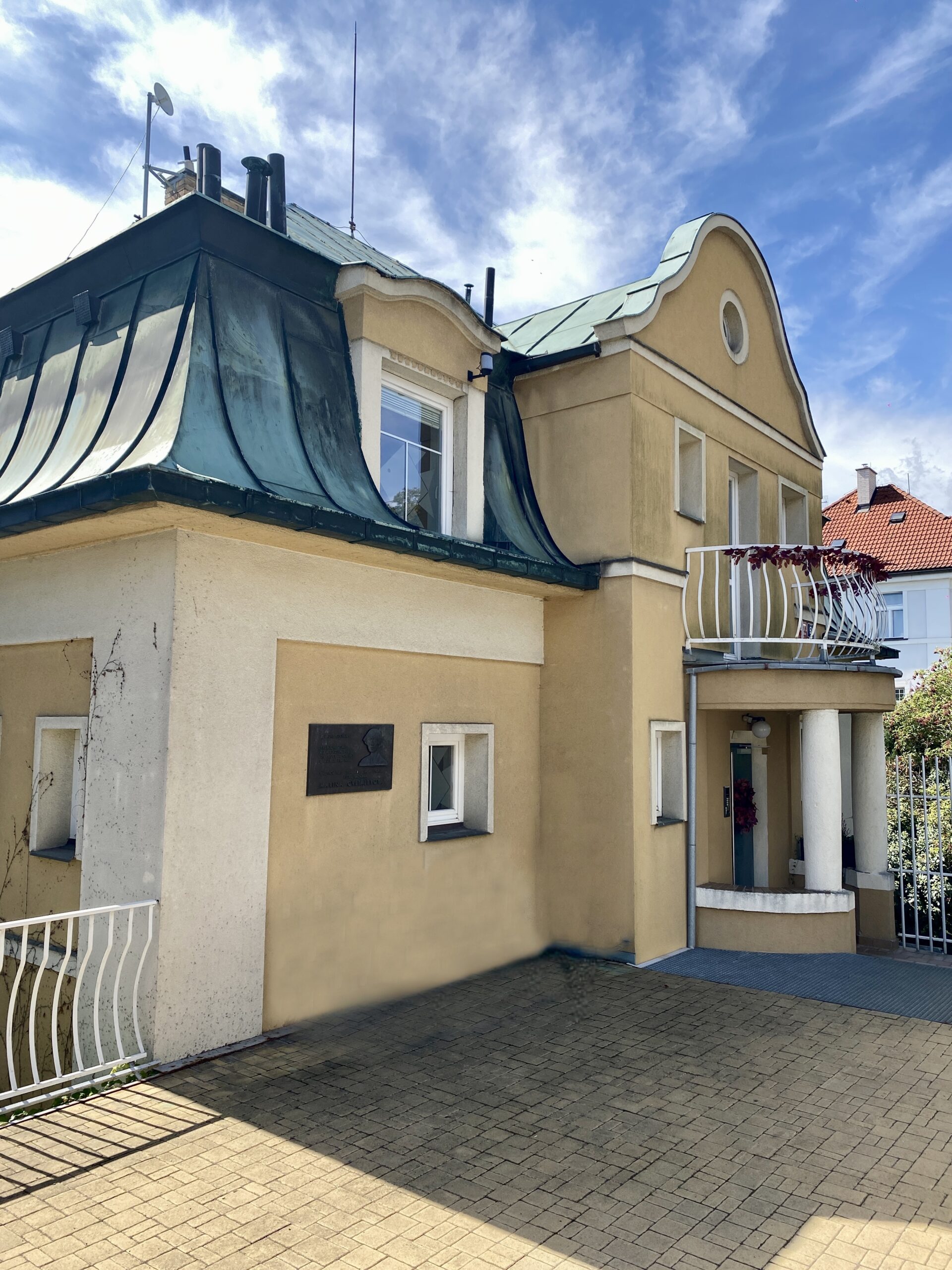 Вилла на улице Шведска 1373/51 в Праге, где жила Марина Цветаева