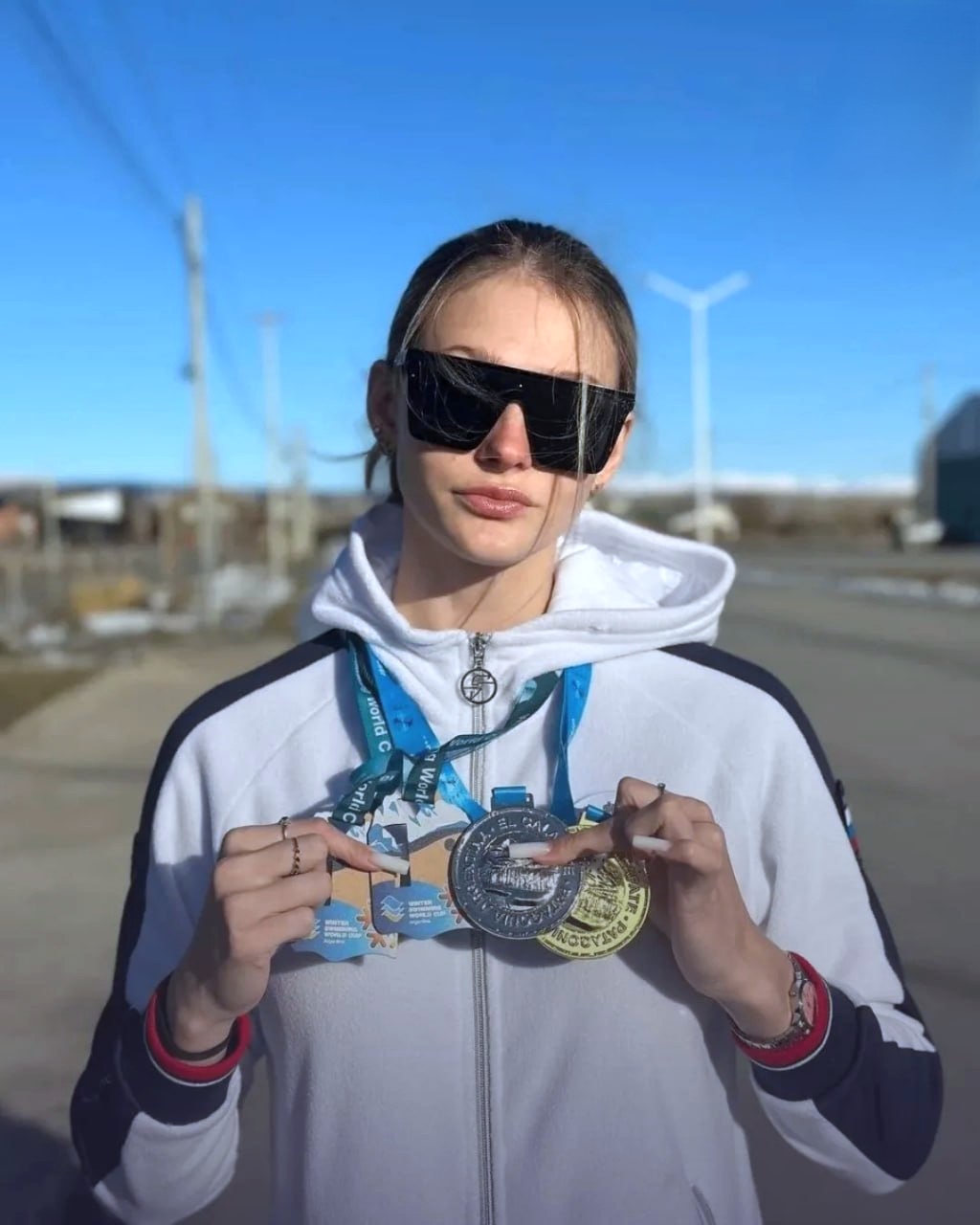 Золотая и серебряная медали Кубка мира по зимнему плаванию