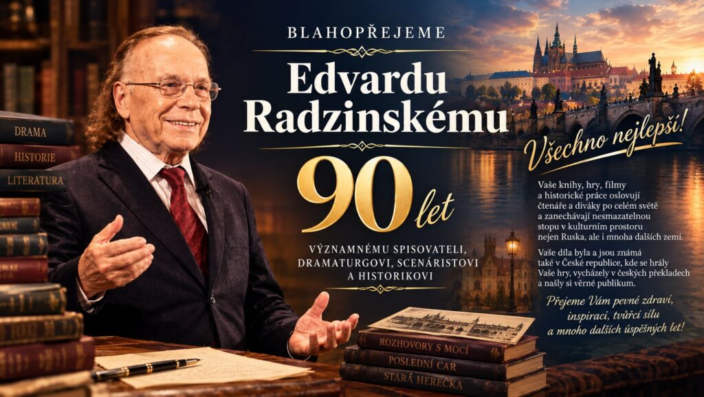 Blahopřejeme Edvardu Radzinskému — 90 let