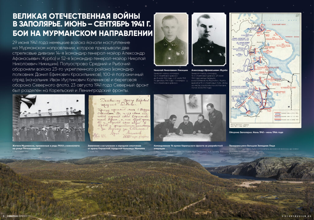 Severní pevnost — panel 3: Červen–září 1941: boje na murmanském směru