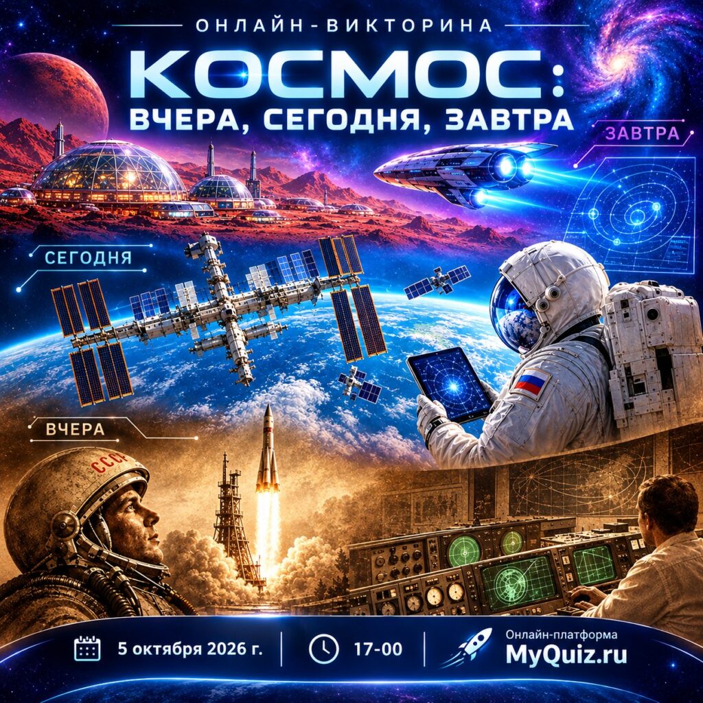 Онлайн-викторина «Космос: вчера, сегодня, завтра»
