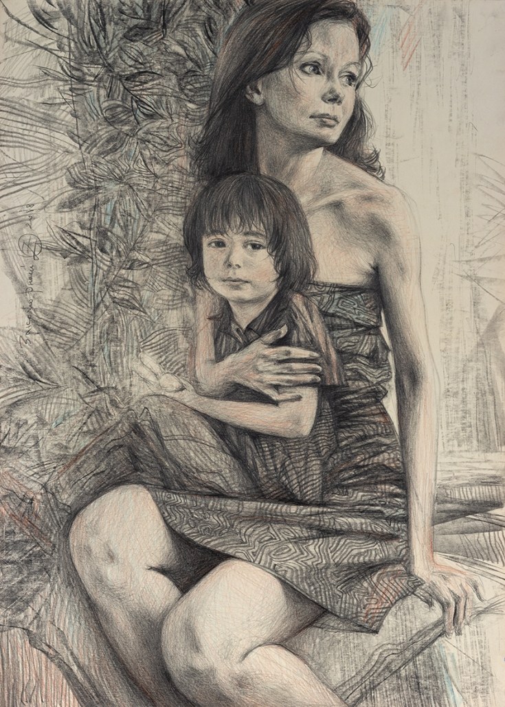 Олег Закоморный. «С мамой», 2018